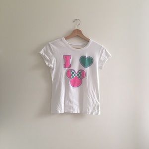 NWOT Disney “I Love Minnie” Graphic Tee